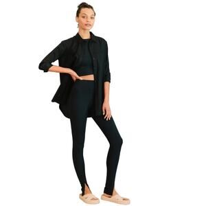 Oepoque Evolution ORION Split hem LEGGING OG Black Small
